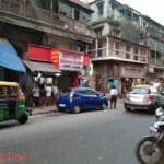 Buildings from the Shobhabazar street